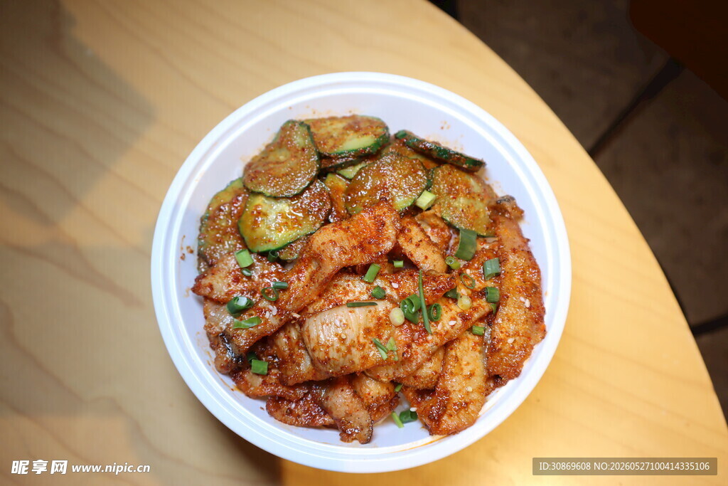 烤五花肉饭