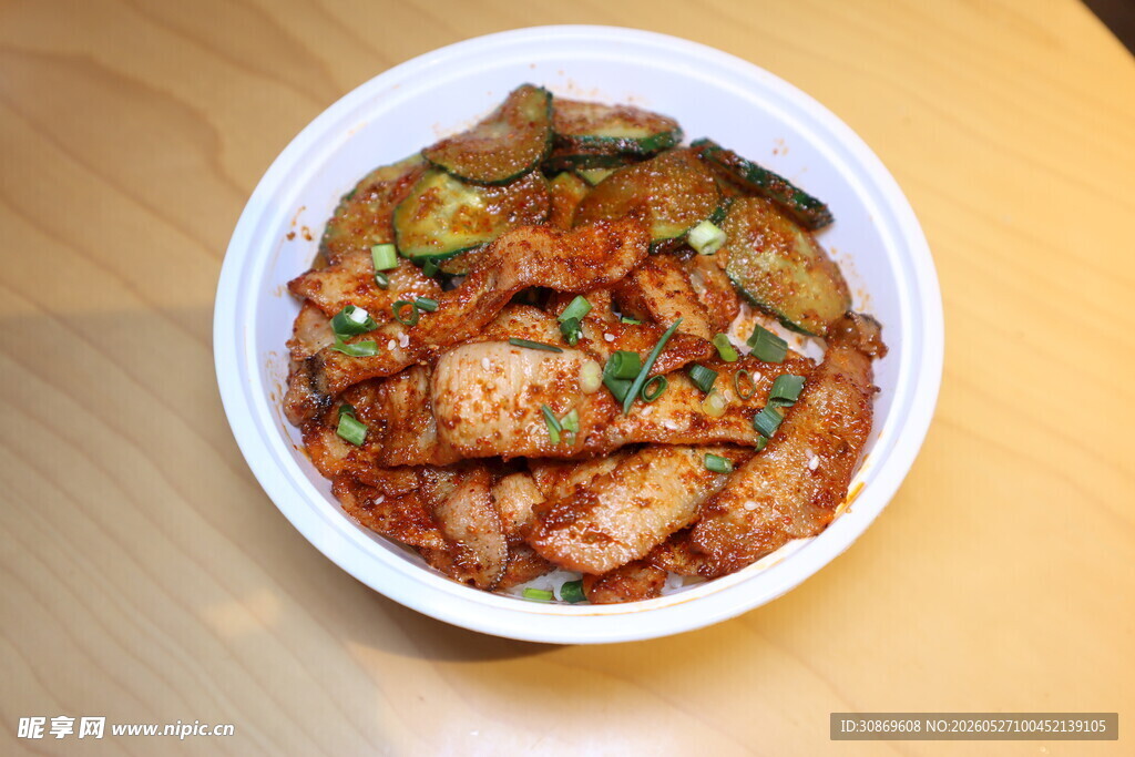 烤五花肉饭