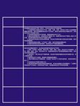 蓝色表格数据展示内容