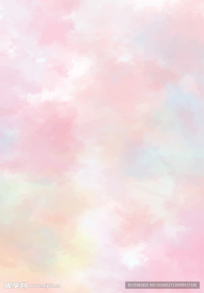 水彩晕染背景