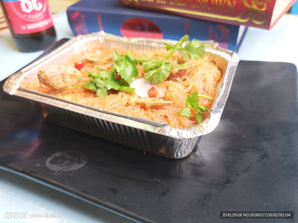 锡纸海鲜鲜香美味诱人