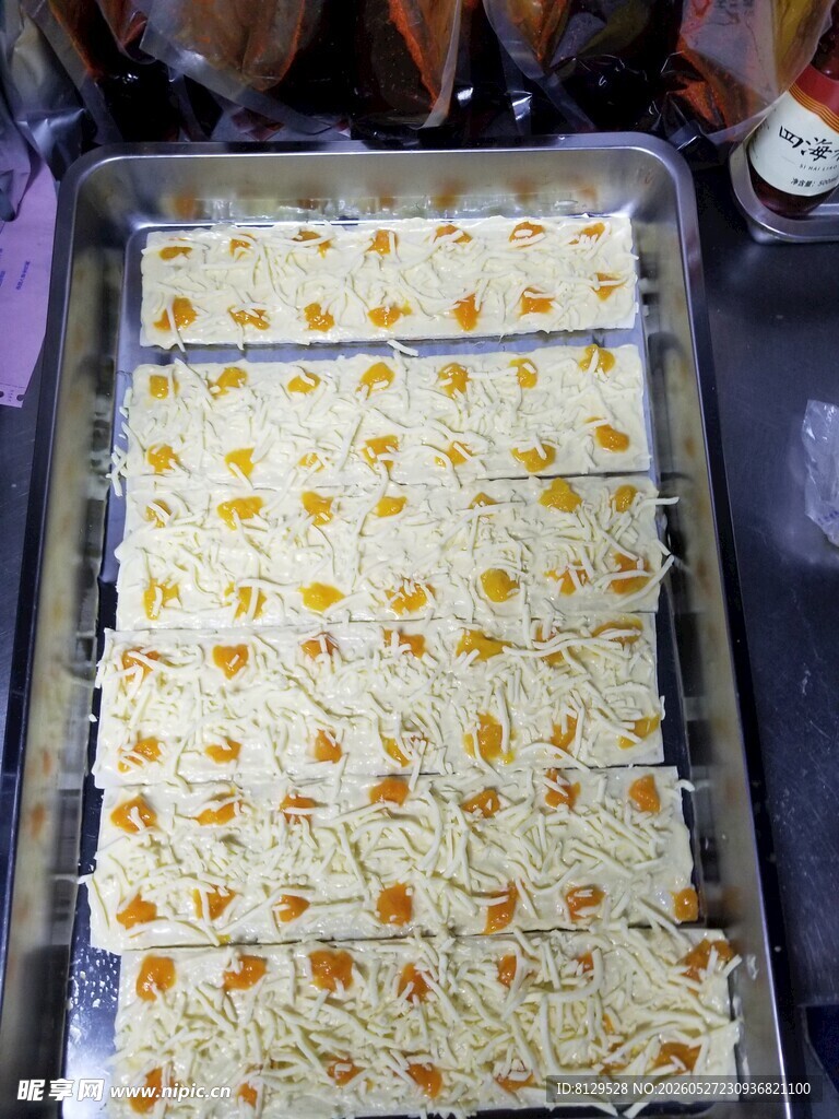 烤盘上的美味烘焙面饼