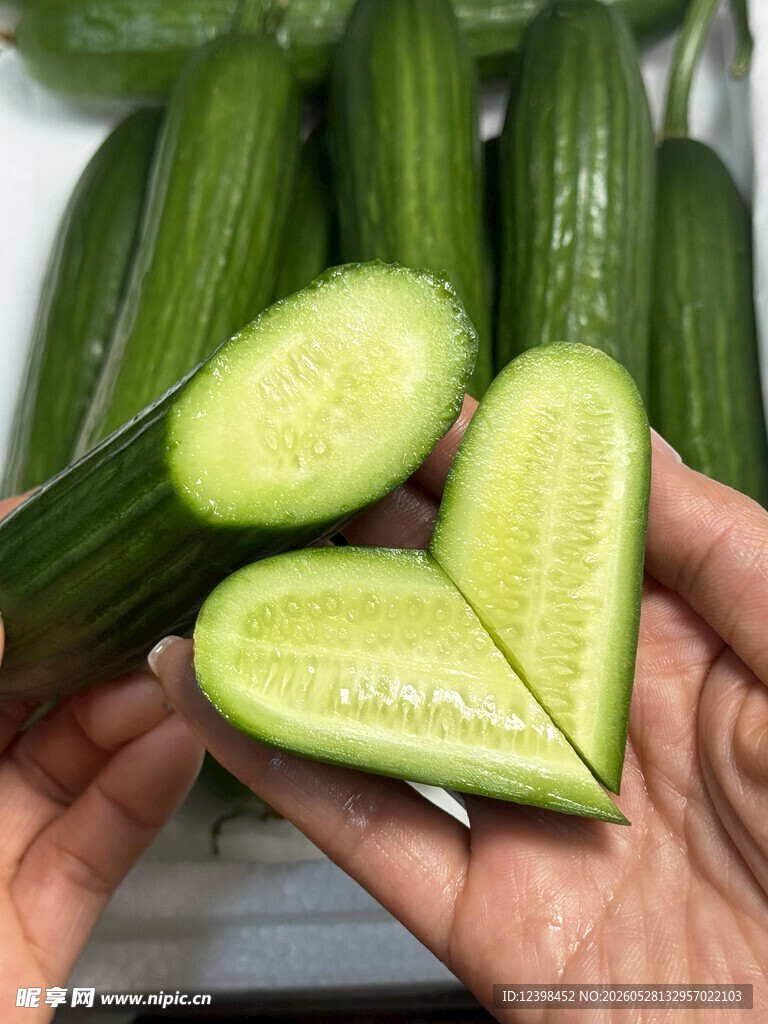 心形切片黄瓜