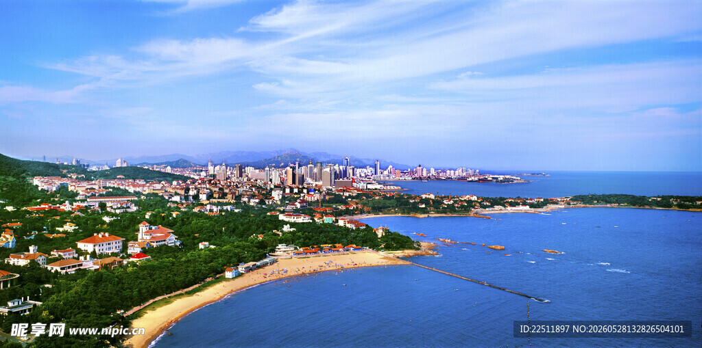 海滨城市美丽风光
