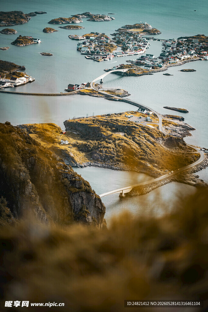俯瞰壮美海岛景观