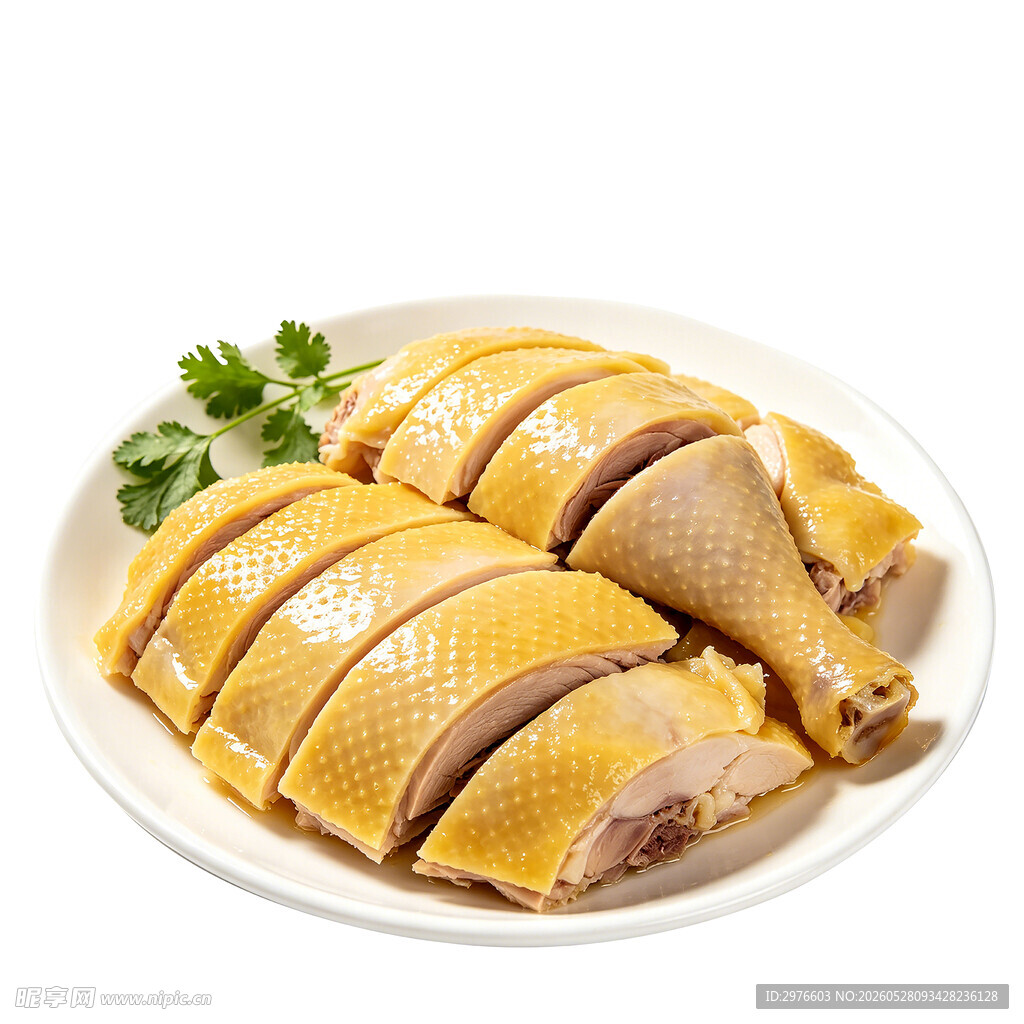 白切鸡美食特写