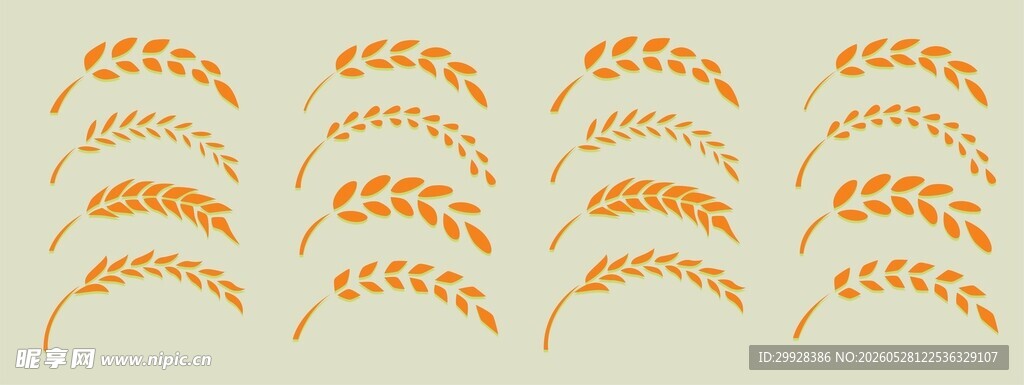 麦穗图案
