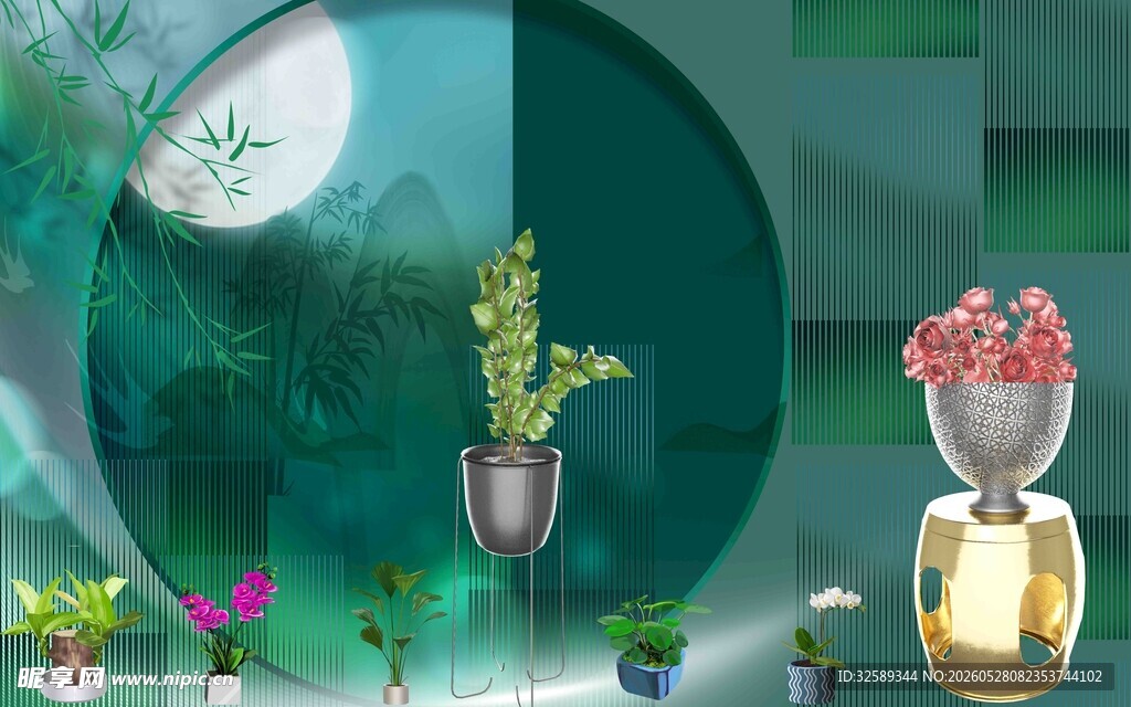 梦幻花园绿植景观