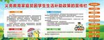 贫困学生生活补助政策的宣传栏