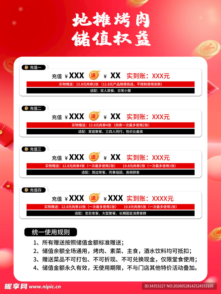 价目表