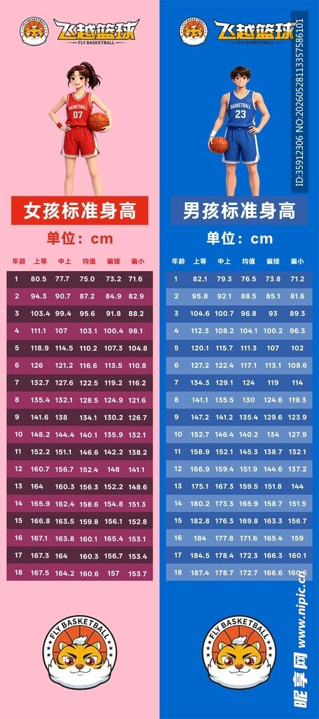 卡通人物海报展示