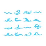 海浪图标合集