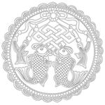传统双鱼吉祥图案