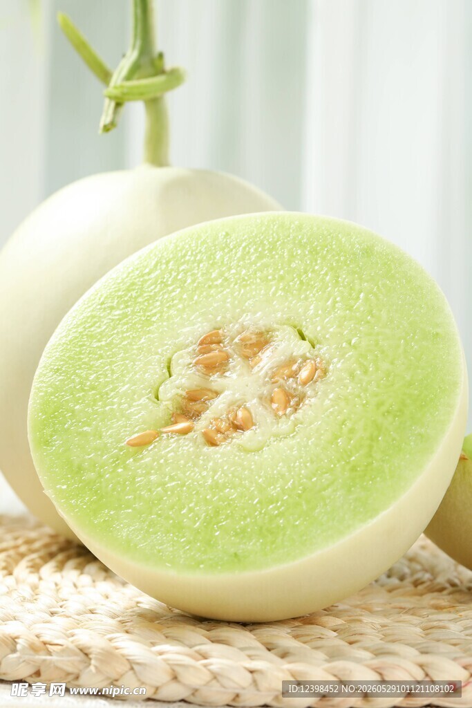 新鲜白甜瓜