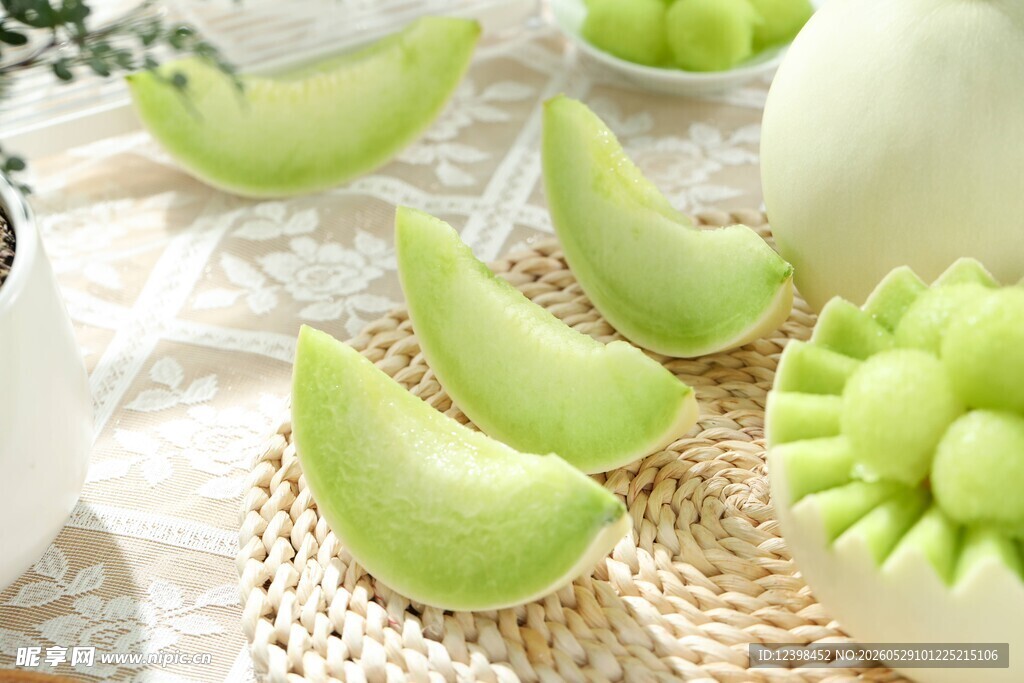 新鲜蜜瓜