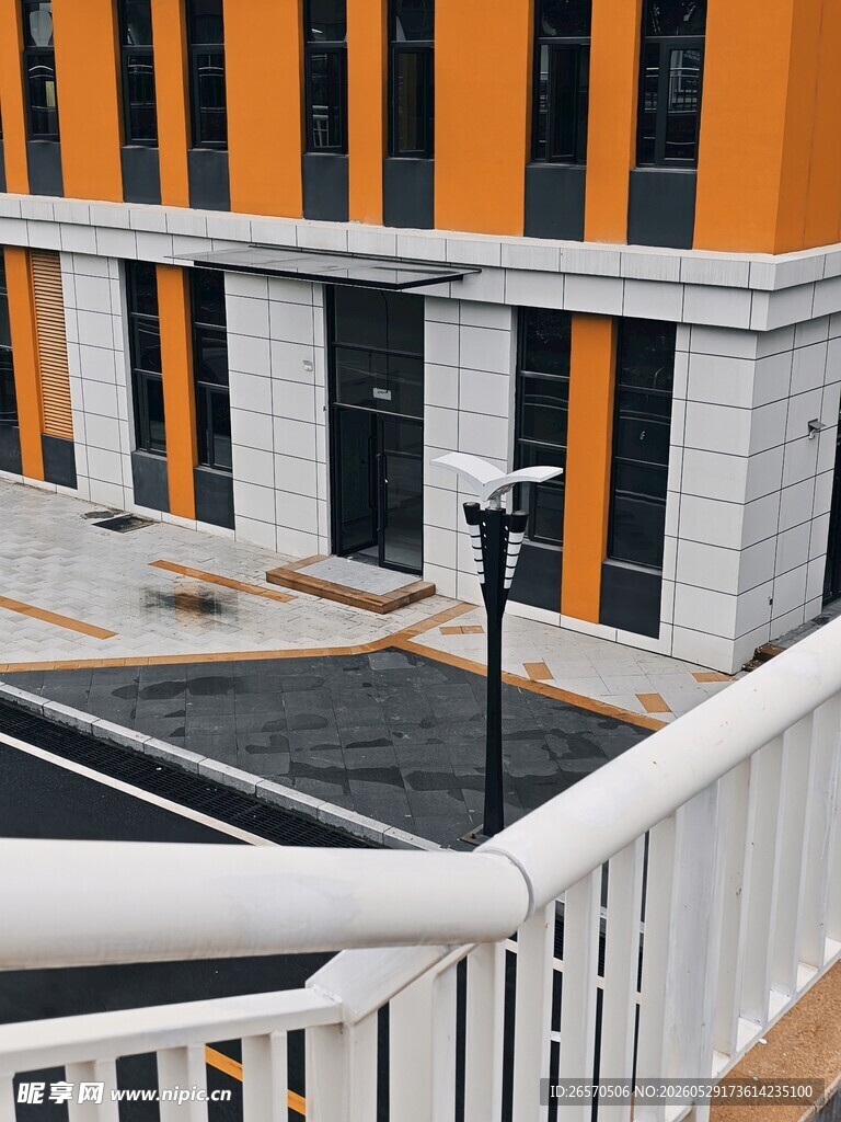 现代建筑外观局部景致