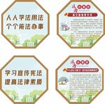 宪法学习宣传展板展示