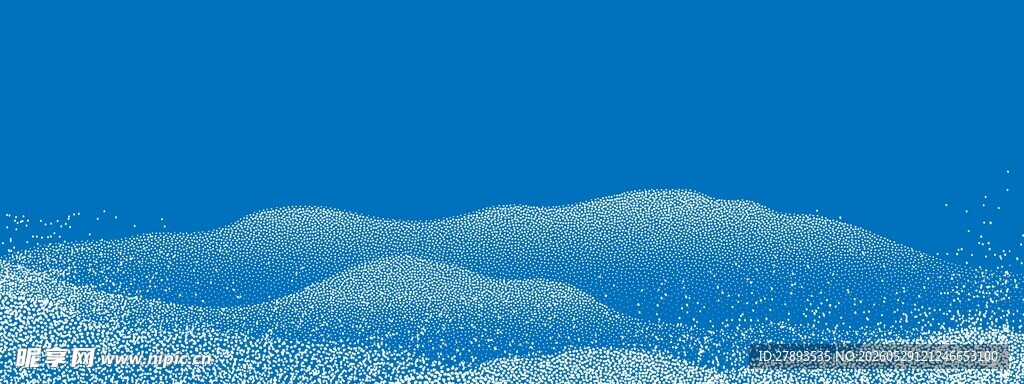 蓝色粒子背景