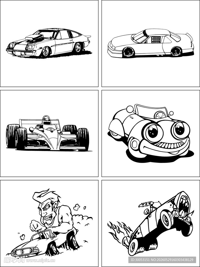 汽车简笔画