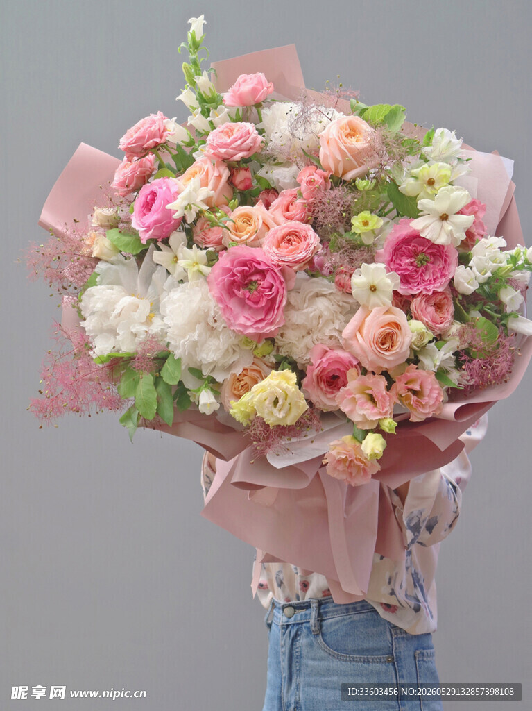 多彩鲜花花束浪漫之选