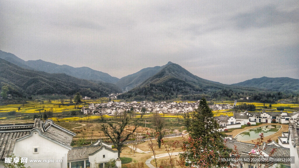 山村田园风光美景