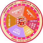 儿童虎年幸运抽奖转盘