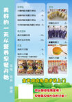 美味炸鸡汉堡菜单展示