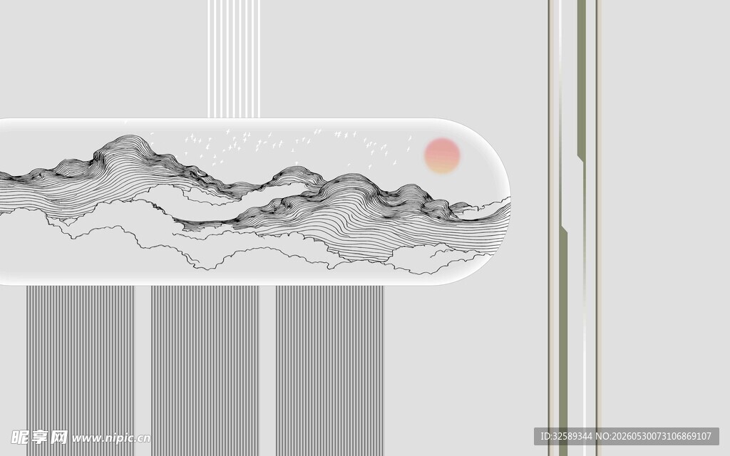 中式山水装饰画