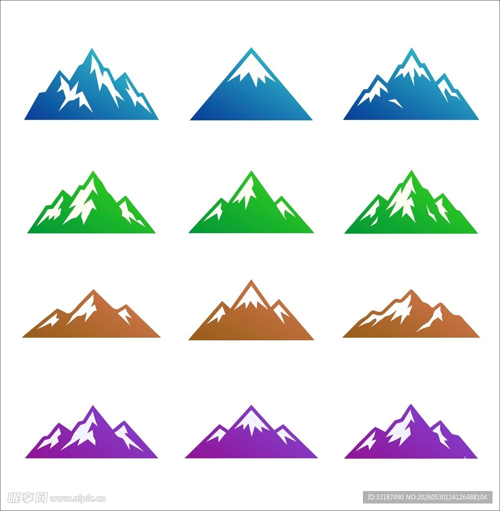 山峰图标