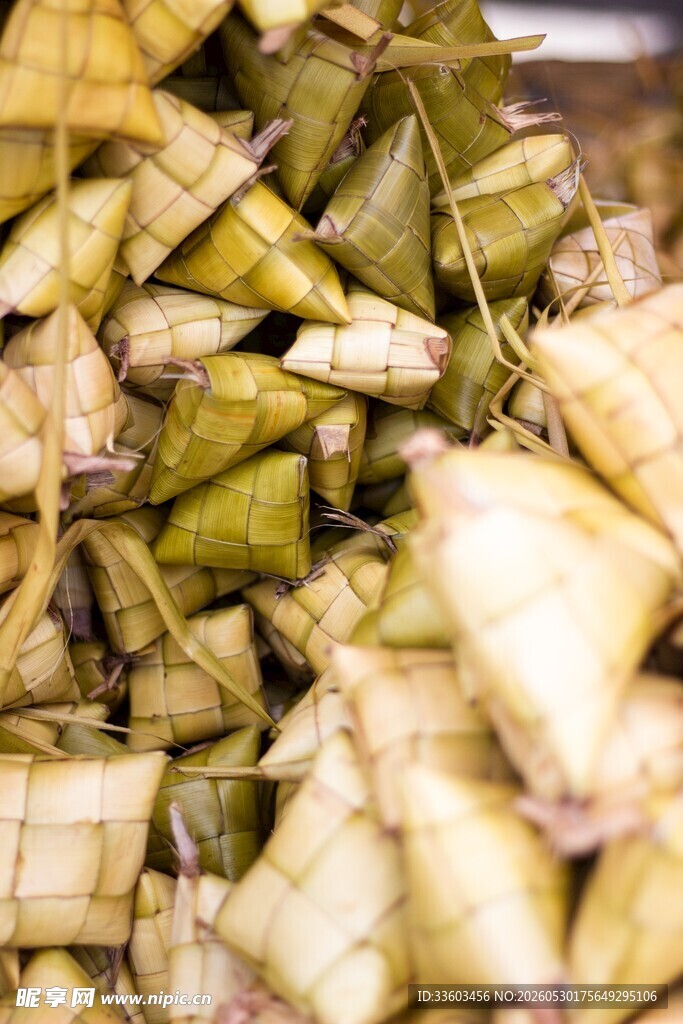 美味粽子堆叠