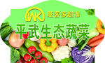 生态蔬菜超市宣传标志图