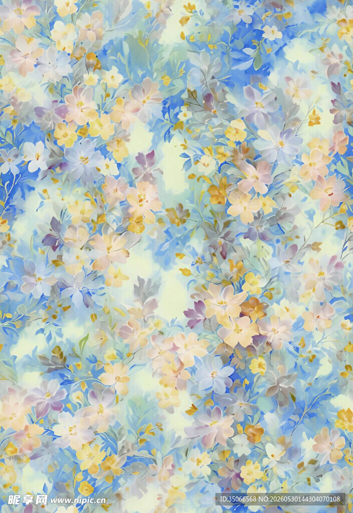 数码印花 碎花