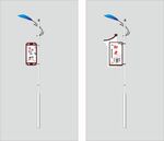 街道 灯杆 