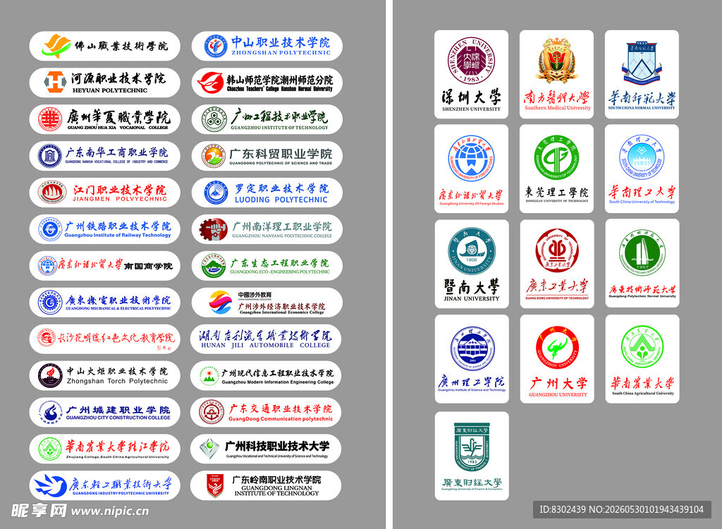 多样交通标识展示