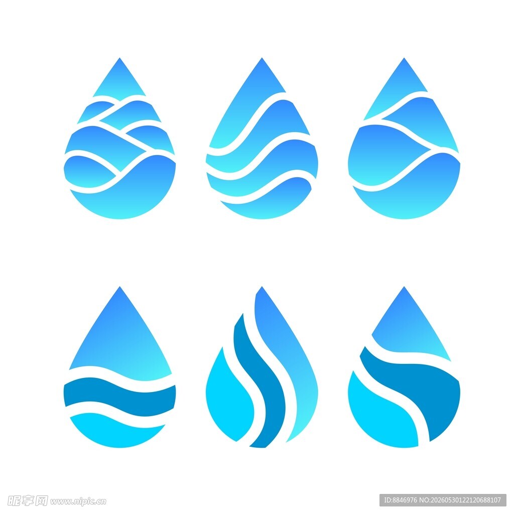 水滴图标合集