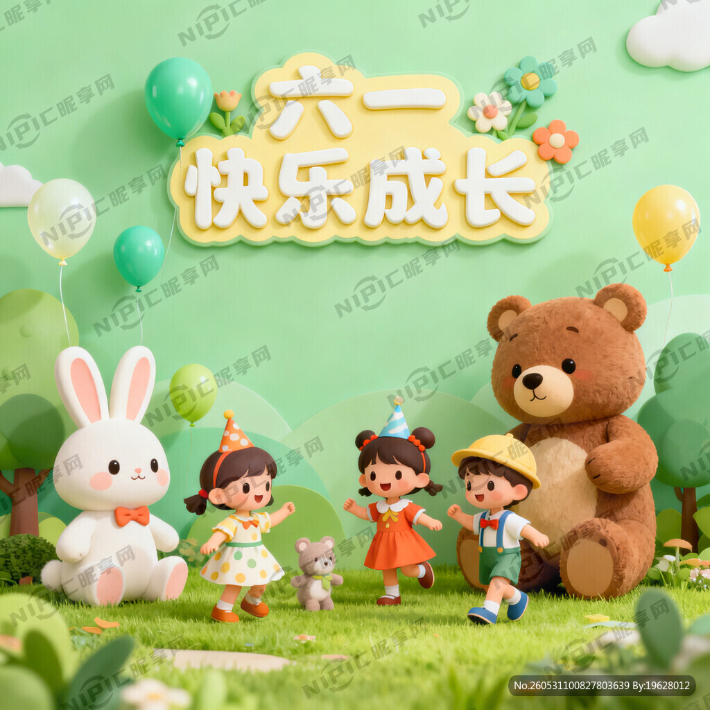 六一美陈 绿色系