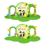 幼儿园毕业典礼舞台布置