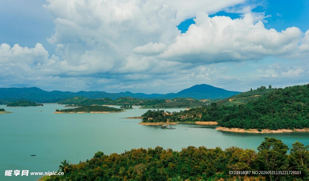 湖光山色美丽景观自然风光风景