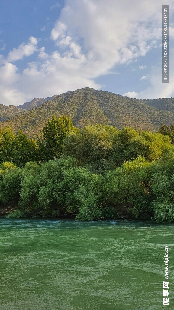 青山绿水秀丽自然风景风光
