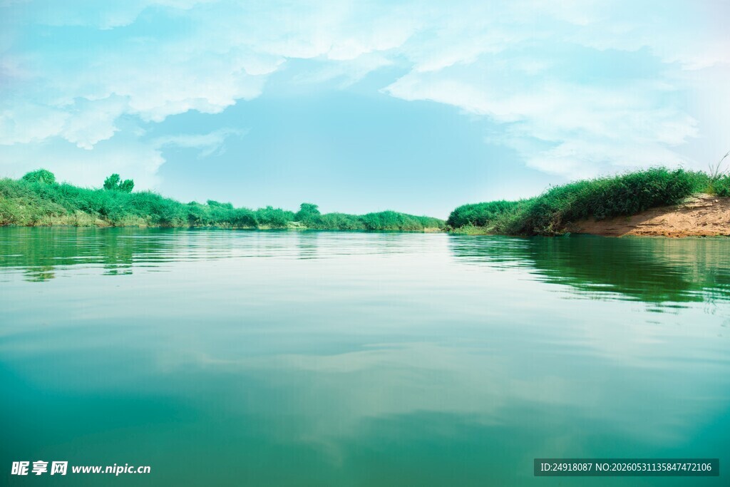 宁静河畔风光自然风光风景