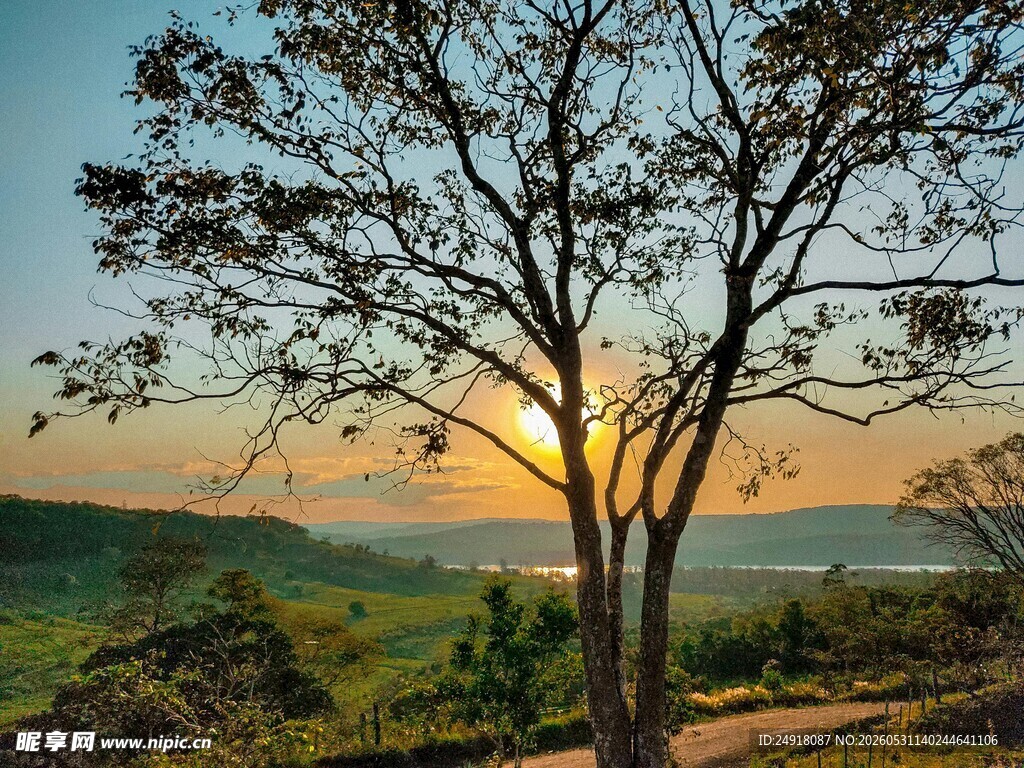 自然风光风景图片夕阳美景