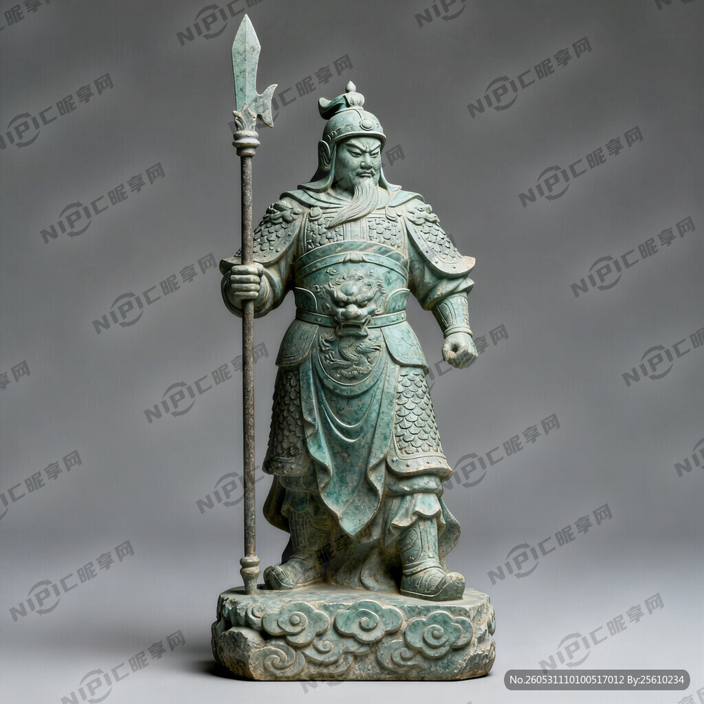 古代元帅的雕塑