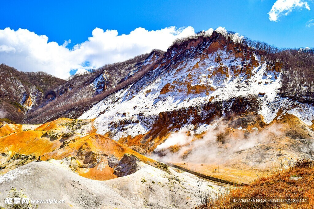 壮丽雪山景观