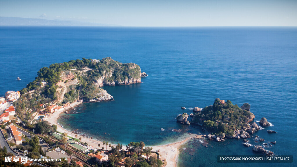 美丽海岛海岸风光景色