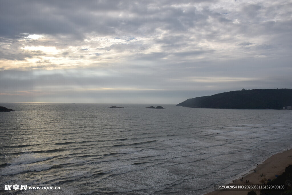 海边黄昏美景