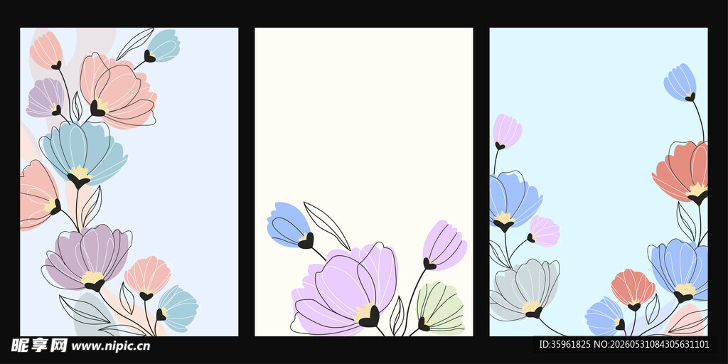 花卉边框