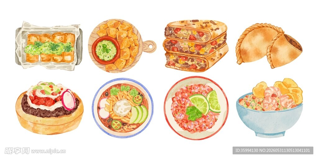 手绘美食合集