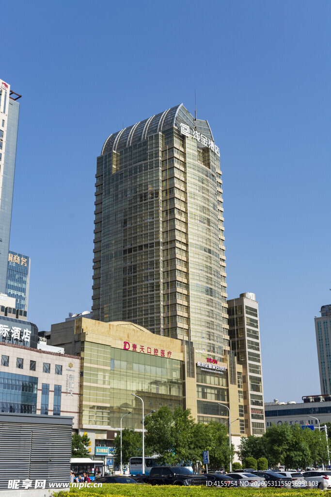 城市中的高楼大厦景观