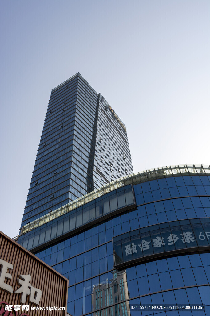 现代都市摩天大楼景观