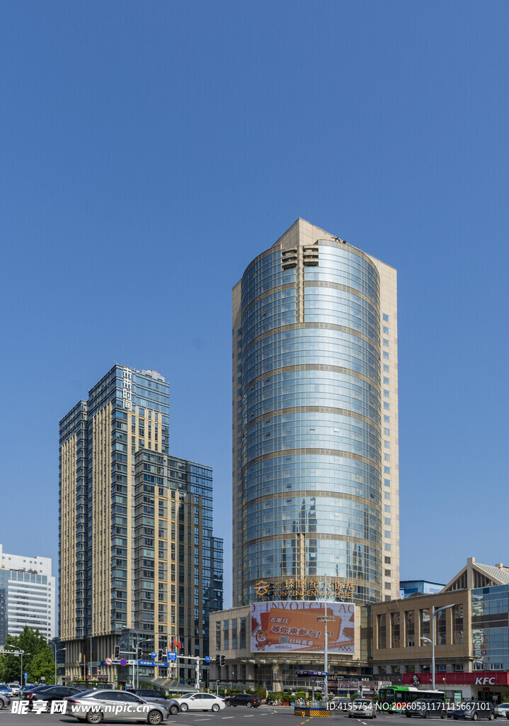 城市繁华高楼景象
